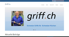 Desktop Screenshot of griff-tv.ch